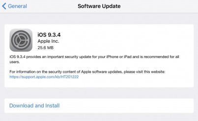 Yet another incremental update for iPhones and iPads released