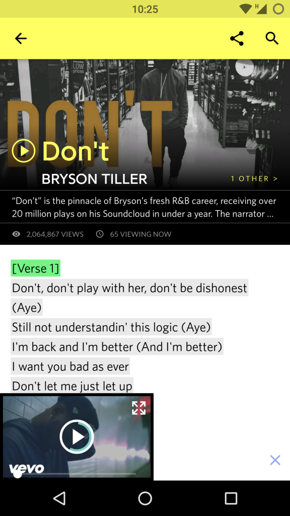 Genius for Android Detects the Song You're Playing, Provides Lyrics