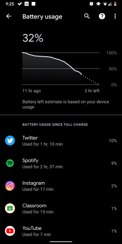 Battery Life Update